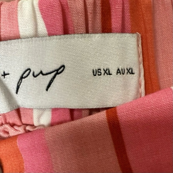 NWT Petal And Pup Pink Striped Sophia Long Skirt Size XL - Picture 6 of 7